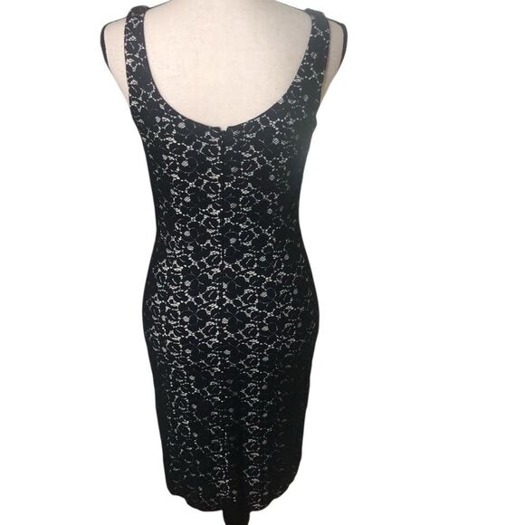 Vintage INC Black Lace Sheath Dress Sz 4 Party, Cocktail Party, Date Night - Picture 4 of 11